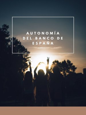 cover image of Autonomía del Banco de España